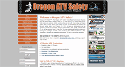 Desktop Screenshot of oregonatvsafety.com